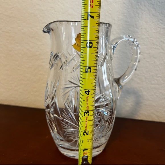 Catherine By Spode Crystal 30 oz Pitcher Genuine Handcut Lead Crystal - Picture 6 of 8